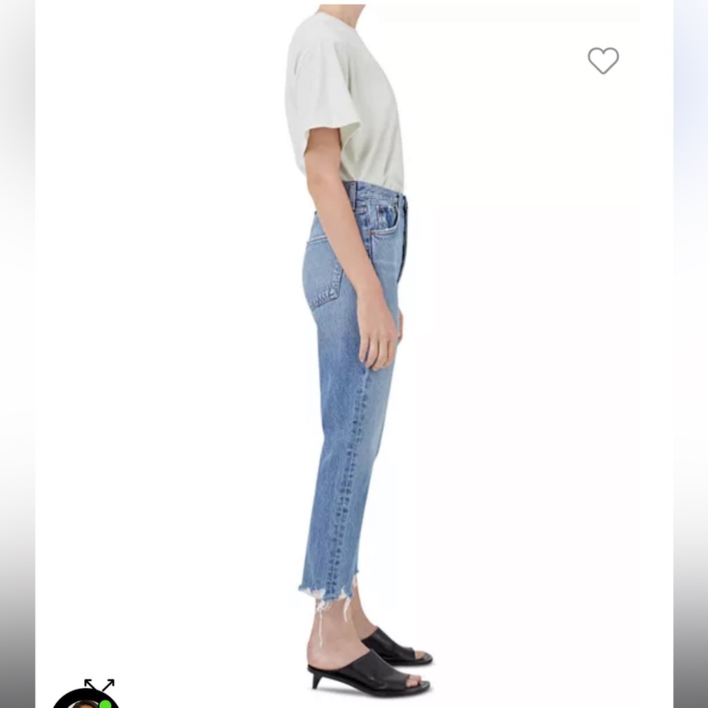 AGOLDE Riley Cotton Cropped High Rise Jeans - Picture 3 of 4